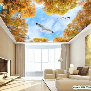 Trần vải 3D mẫu A0074