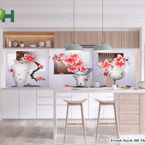 Tranh kính bếp 5D mẫu KB26