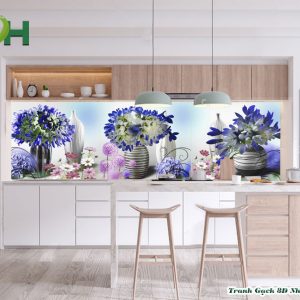 Tranh kính bếp 5D mẫu KB29