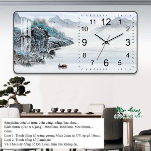Tổng 10 mẫu tranh đồng hồ V4