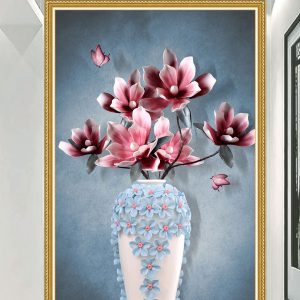 Tranh bình hoa HST17