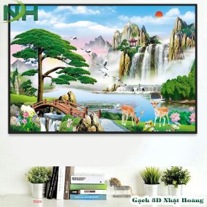 Tranh sơn thủy mẫu PT05