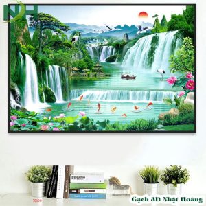 Tranh sơn thủy mẫu PT07