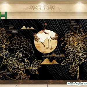 Tranh gạch phòng thờ HST63