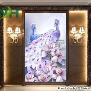 Tranh chim Công mẫu HST136