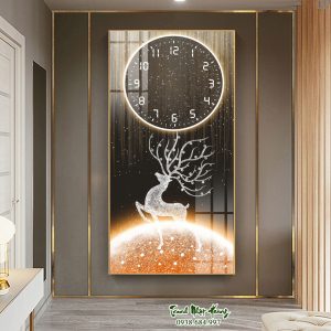 Tổng 11 mẫu tranh đồng hồ V1