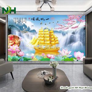 Tranh thuyền buồm mẫu NHS66