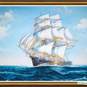 Tranh thuyền buồm mẫu NHS62