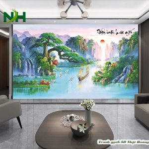 Tranh thuyền buồm mẫu NHS63