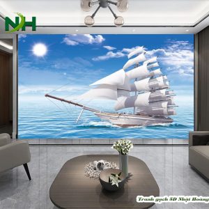 Tranh thuyền buồm mẫu NHS65