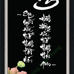 Tranh thư pháp NHS108