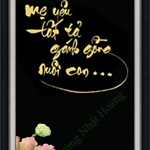 Tranh thư pháp NHS109