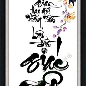 Tranh thư pháp NHS126