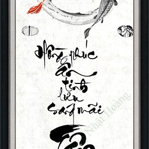 Tranh thư pháp NHS130