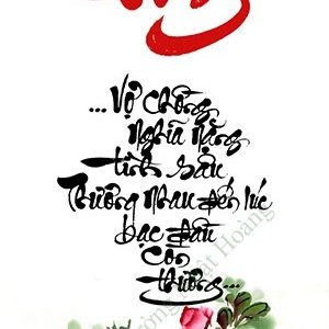 Tranh thư pháp NHS119