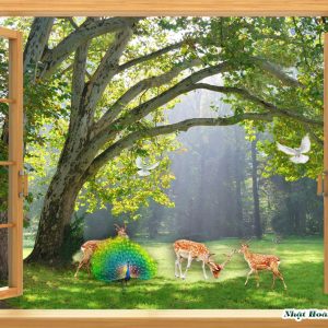 Tranh cửa sổ 3D TD3D203