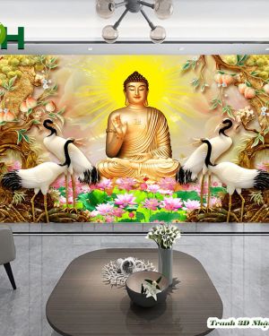 Tranh 3D mẫu Phật TV03