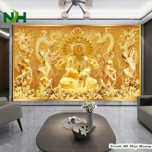 Tranh 3D mẫu Phật TV09