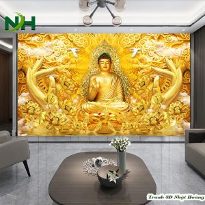 Tranh 3D mẫu Phật TV11
