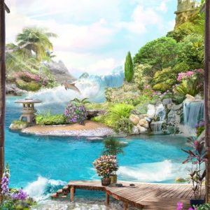 Catalog 15 mẫu tranh 3D dán tường Châu Âu V6