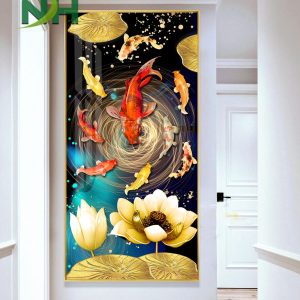 Catalogue 13 mẫu tranh Cửu Ngư CN13