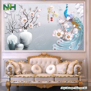 Tranh con Công TD3D387