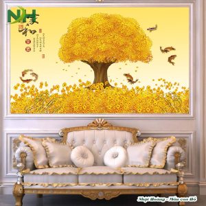 Tranh 3D kim tiền TD3D381