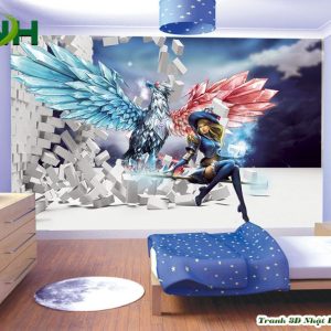 Tranh 3D phòng em bé TD3D069