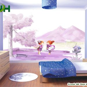 Tranh 3D phòng em bé TD3D323
