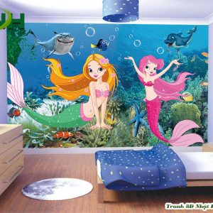 Tranh nàng tiên cá TP129