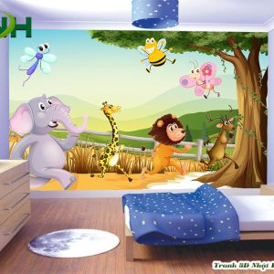 Tranh 3D động vật TP134