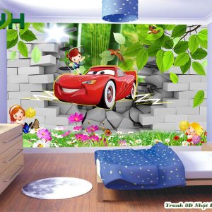 Tranh 3D xe hơi TP135