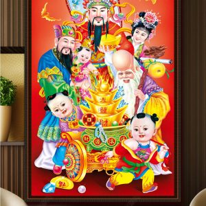 Tranh 3D Phúc Lộc Thọ TP125