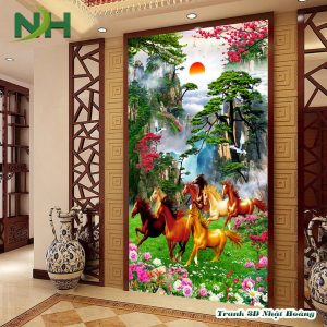 Tranh 3D Mã đáo TP191