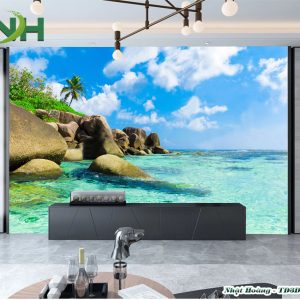 Tranh 3D cảnh biển TD3D057