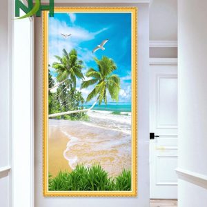 Tranh 3D phong cảnh biển TP80
