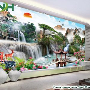 Tranh 3D sơn thủy TP56