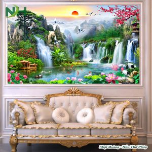 Tranh 3D sơn thủy TP57