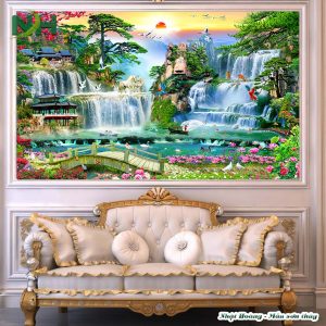 Tranh 3D sơn thủy TP62