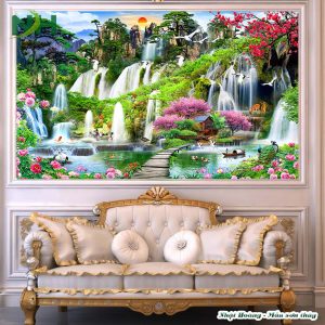 Tranh 3D sơn thủy TP63