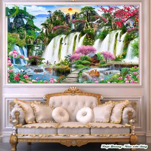 Tranh 3D sơn thủy TP64