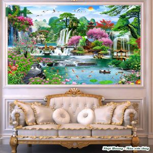 Tranh 3D sơn thủy TP67