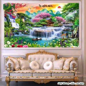 Tranh 3D sơn thủy TP69