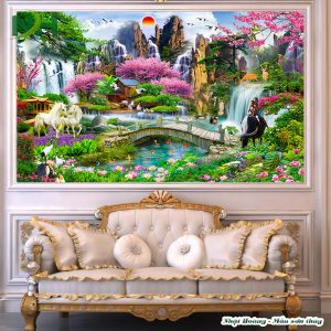 Tranh 3D sơn thủy TP70