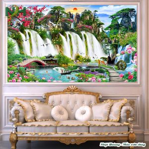 Tranh 3D sơn thủy TP71