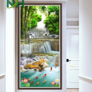 Tranh 3D thác nước TP81