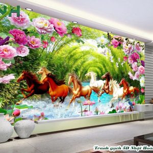 Tranh 3D Mã đáo TP190