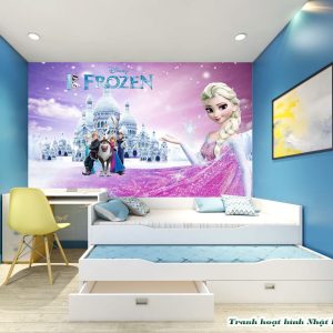 Tranh 3D công chúa Elsa H63