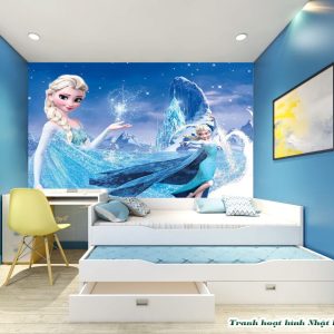 Tranh 3D công chúa Elsa H67