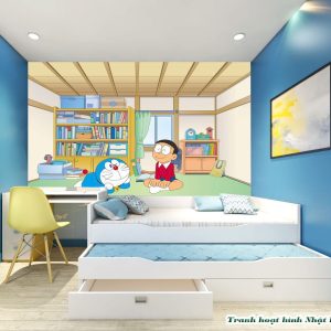 Tranh 3D Doremon H64